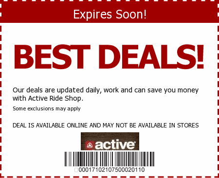Active Ride Shop Promo Code