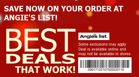 Angie's List Coupon Code