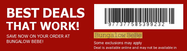 Bungalow Bebe Coupon