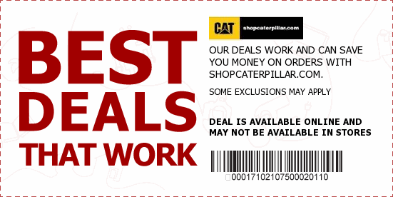 Caterpillar Coupons