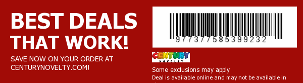 Century Novelty Coupon