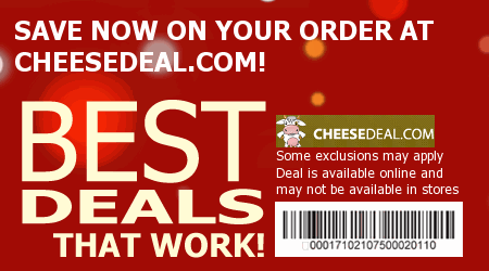 CheeseDeal.com Coupon Code
