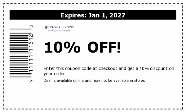 Colonial Candle Deals