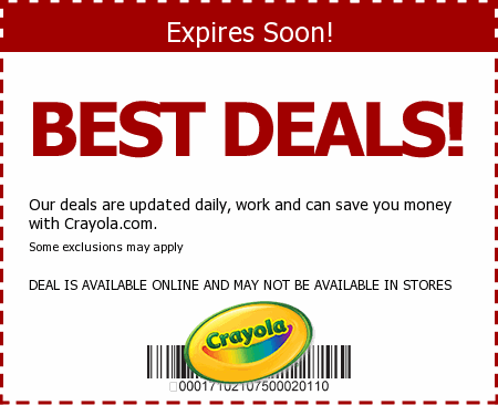 Crayola Promo Code