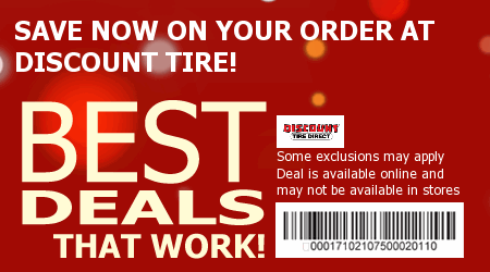 Discount Tire Coupon Code