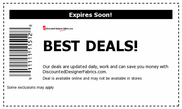Discounted Designer Fabrics Deals