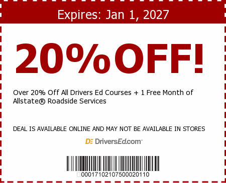 Drivers Ed Promo Code