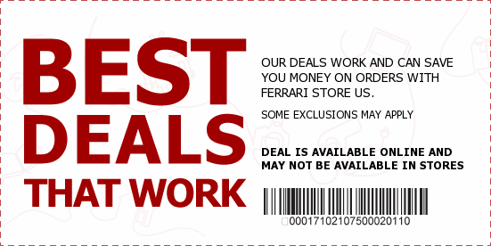 Ferrari Store Coupons