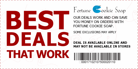 Fortune Cookie Soap Coupons