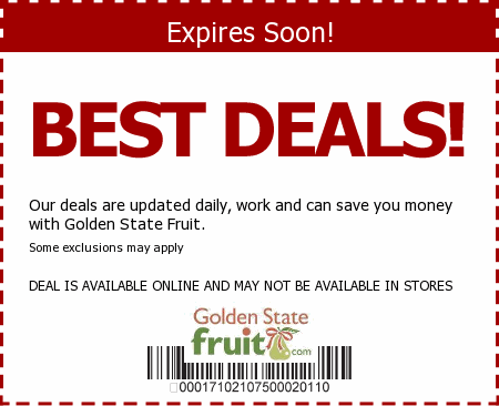 Golden State Fruit Promo Code