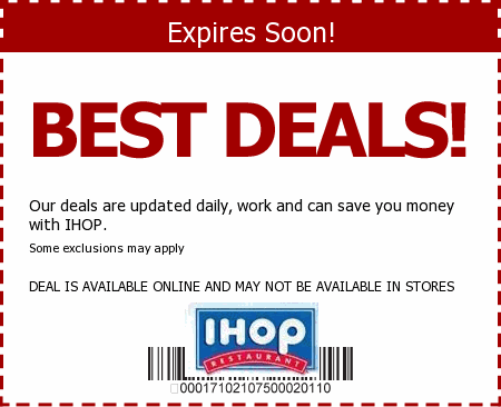 IHOP Promo Code