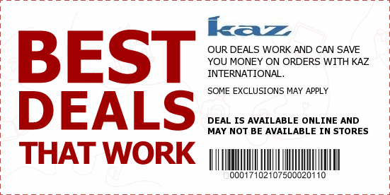 Kaz International Coupons