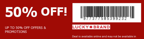 Lucky Brand Coupon