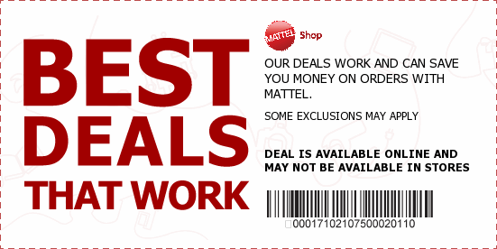 Mattel Coupons