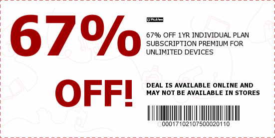 McAfee Coupons