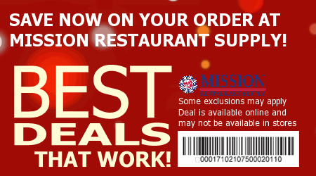 Mission Restaurant Supply Coupon Code