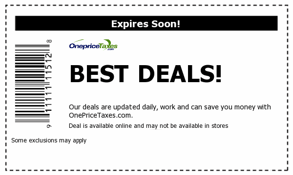 One Price Taxes Deals
