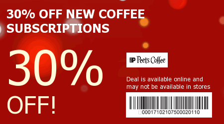 Peet's Coffee Coupon Code