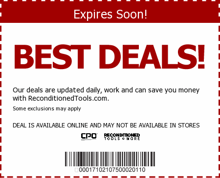 ReconditionedTools.com Promo Code