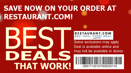 Restaurant.com Coupon Code