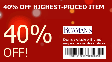 Roaman's Coupon Code