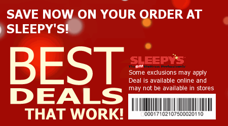 Sleepys Coupon Code