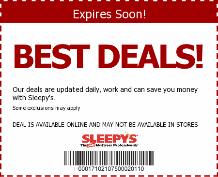 Sleepys Promo Code