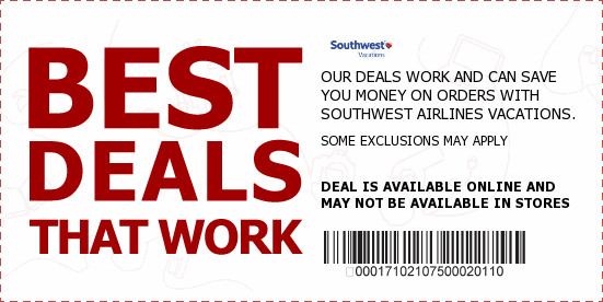 Southwest Vacations Coupons