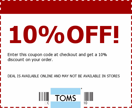 Toms Shoes Coupon Codes on Toms Shoes Promo Code
