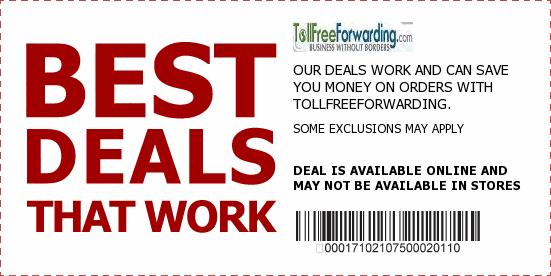 TollFreeForwarding.com Coupons