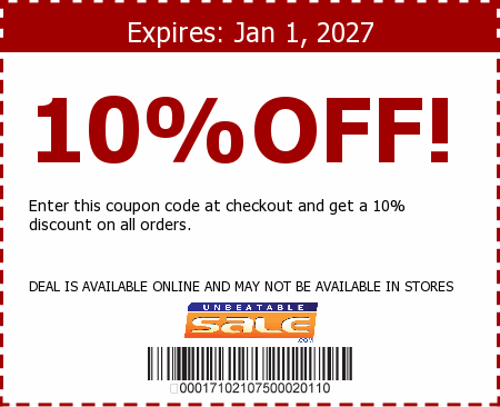 UnbeatableSale Promo Code