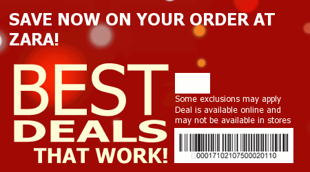 Zara Coupon Code