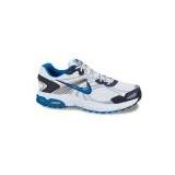 Nike Air Max Moto+7 Men's Running Shoes White/Techno Blue/Silver Coupons
