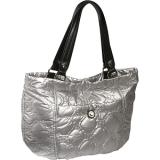 Nine West Handbags Sky Dive Med Shopper Platinum| Black/ Black - Tote Coupons