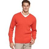 Izod Cable V-Neck Sweater Coupons