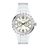 Guess Women's White Enamel Bracelet G13552L Coupons