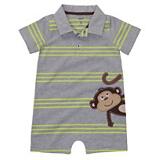 Carters Baby Romper, Baby Boys Monkey Polo Coupons