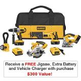 Dewalt 18V Cordless XRP 4-Tool Combo Kit Coupons