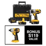 Dewalt 18v 1/2 inch Cordless Hammer Drill Kit Coupons
