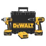 Dewalt 18v Lithium-ion Cordless Drill & Impact Driver Kit Coupons