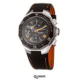 Baume & Mercier Men's Stainless Steel Riviera Automatic Black Dial Leather Strap Watch Coupons
