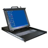 Avocent 17" Single Rail LCD Console with Integrated 8-port KVM Switch Coupons