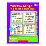 Scholastic Window Letter & Number Clings Book Coupons