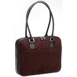 Mango Tango Chocolate Quilt in Faux Suede Luggage Laptop Bag Coupons