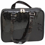 Mango Tango Black Faux Croc Laptop Bag Coupons